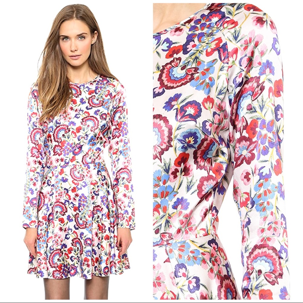 ALICE BY TEMPERLEY | LOU LOU FLORAL MINI DRESS